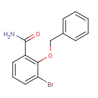 862992-92-5 3-bromo-2-phenylmethoxybenzamide chemical structure