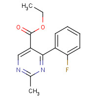 887408-26-6 ethyl 4-(2-fluorophenyl)-2-methylpyrimidine-5-carboxylate chemical structure