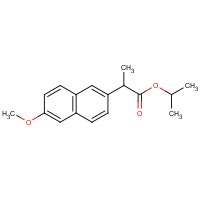 68641-85-0 propan-2-yl 2-(6-methoxynaphthalen-2-yl)propanoate chemical structure