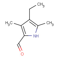 6250-80-2 4-ethyl-3,5-dimethyl-1H-pyrrole-2-carbaldehyde chemical structure