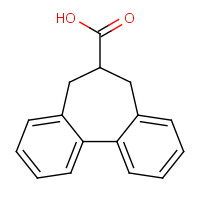 42842-95-5 6,7-dihydro-5H-dibenzo[2,1-b:2',1'-e][7]annulene-6-carboxylic acid chemical structure
