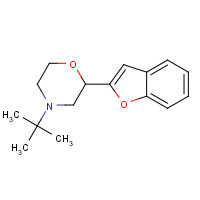 119491-61-1 2-(1-benzofuran-2-yl)-4-tert-butylmorpholine chemical structure
