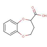 33632-74-5 3,4-dihydro-2H-1,5-benzodioxepine-4-carboxylic acid chemical structure