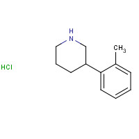 488856-76-4 3-(2-methylphenyl)piperidine;hydrochloride chemical structure