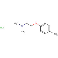 116447-22-4 N,N-dimethyl-2-(4-methylphenoxy)ethanamine;hydrochloride chemical structure