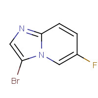 1186405-11-7 3-bromo-6-fluoroimidazo[1,2-a]pyridine chemical structure