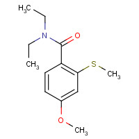 596805-19-5 N,N-diethyl-4-methoxy-2-methylsulfanylbenzamide chemical structure