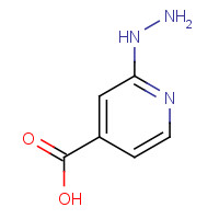 887589-25-5 2-hydrazinylpyridine-4-carboxylic acid chemical structure