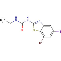 1000289-36-0 1-(7-bromo-5-iodo-1,3-benzothiazol-2-yl)-3-ethylurea chemical structure