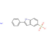 119205-39-9 sodium;2-phenyl-1H-indole-5-sulfonate chemical structure