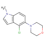 1444744-78-8 4-(4-chloro-1-methylindol-5-yl)morpholine chemical structure