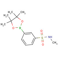 1293987-69-5 N-methyl-3-(4,4,5,5-tetramethyl-1,3,2-dioxaborolan-2-yl)benzenesulfonamide chemical structure