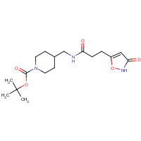 1613513-46-4 tert-butyl 4-[[3-(3-oxo-1,2-oxazol-5-yl)propanoylamino]methyl]piperidine-1-carboxylate chemical structure