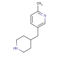 1225218-72-3 2-methyl-5-(piperidin-4-ylmethyl)pyridine chemical structure