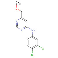 1428558-37-5 N-(3,4-dichlorophenyl)-6-(methoxymethyl)pyrimidin-4-amine chemical structure