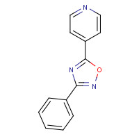 4969-62-4 3-phenyl-5-pyridin-4-yl-1,2,4-oxadiazole chemical structure
