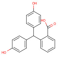 81-90-3 2-[bis(4-hydroxyphenyl)methyl]benzoic acid chemical structure