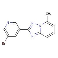 1369084-65-0 2-(5-bromopyridin-3-yl)-5-methyl-[1,2,4]triazolo[1,5-a]pyridine chemical structure