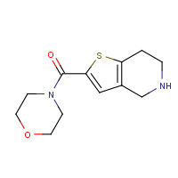 230301-65-2 morpholin-4-yl(4,5,6,7-tetrahydrothieno[3,2-c]pyridin-2-yl)methanone chemical structure