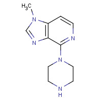139653-66-0 1-methyl-4-piperazin-1-ylimidazo[4,5-c]pyridine chemical structure