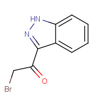 358780-18-4 2-bromo-1-(1H-indazol-3-yl)ethanone chemical structure