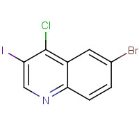 1260787-47-0 6-bromo-4-chloro-3-iodoquinoline chemical structure