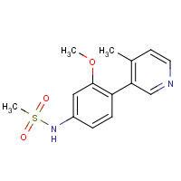 1357094-09-7 N-[3-methoxy-4-(4-methylpyridin-3-yl)phenyl]methanesulfonamide chemical structure