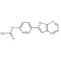 1346526-20-2 N-[4-(1H-pyrrolo[2,3-b]pyridin-2-yl)phenyl]acetamide chemical structure