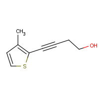 1238888-39-5 4-(3-methylthiophen-2-yl)but-3-yn-1-ol chemical structure
