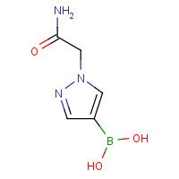 1086063-76-4 [1-(2-amino-2-oxoethyl)pyrazol-4-yl]boronic acid chemical structure