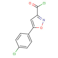 50872-45-2 5-(4-chlorophenyl)-1,2-oxazole-3-carbonyl chloride chemical structure