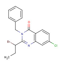 383192-89-0 3-benzyl-2-(1-bromopropyl)-7-chloroquinazolin-4-one chemical structure