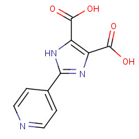 51294-20-3 2-pyridin-4-yl-1H-imidazole-4,5-dicarboxylic acid chemical structure