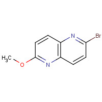 1026204-56-7 2-bromo-6-methoxy-1,5-naphthyridine chemical structure