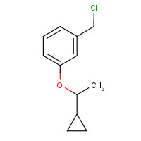 921602-59-7 1-(chloromethyl)-3-(1-cyclopropylethoxy)benzene chemical structure