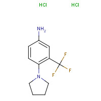 1158215-71-4 4-pyrrolidin-1-yl-3-(trifluoromethyl)aniline;dihydrochloride chemical structure