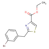 954241-25-9 ethyl 2-[(3-bromophenyl)methyl]-1,3-thiazole-4-carboxylate chemical structure