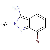 701910-33-0 7-bromo-2-methylindazol-3-amine chemical structure