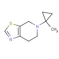 365996-75-4 5-(1-methylcyclopropyl)-6,7-dihydro-4H-[1,3]thiazolo[5,4-c]pyridine chemical structure