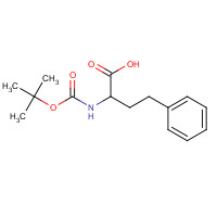 108524-68-1 2-[(2-methylpropan-2-yl)oxycarbonylamino]-4-phenylbutanoic acid chemical structure