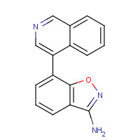 1428881-72-4 7-isoquinolin-4-yl-1,2-benzoxazol-3-amine chemical structure