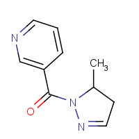 121306-58-9 (3-methyl-3,4-dihydropyrazol-2-yl)-pyridin-3-ylmethanone chemical structure