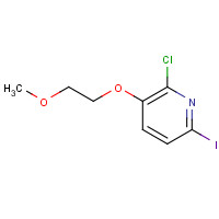 1312464-94-0 2-chloro-6-iodo-3-(2-methoxyethoxy)pyridine chemical structure