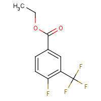 67515-63-3 ethyl 4-fluoro-3-(trifluoromethyl)benzoate chemical structure