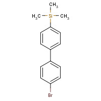 17908-91-7 [4-(4-bromophenyl)phenyl]-trimethylsilane chemical structure