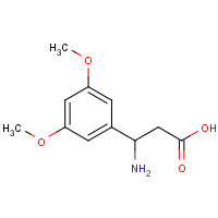 412925-58-7 3-amino-3-(3,5-dimethoxyphenyl)propanoic acid chemical structure