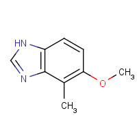 90868-11-4 5-methoxy-4-methyl-1H-benzimidazole chemical structure