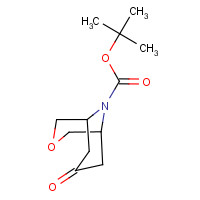280761-97-9 tert-butyl 7-oxo-3-oxa-9-azabicyclo[3.3.1]nonane-9-carboxylate chemical structure