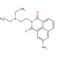 69408-82-8 5-amino-2-[2-(diethylamino)ethyl]benzo[de]isoquinoline-1,3-dione chemical structure