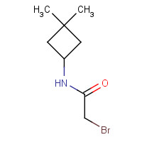 1284247-25-1 2-bromo-N-(3,3-dimethylcyclobutyl)acetamide chemical structure